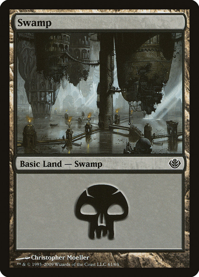 Swamp (61) [Duel Decks: Garruk vs. Liliana] - The Mythic Store | 24h Order Processing