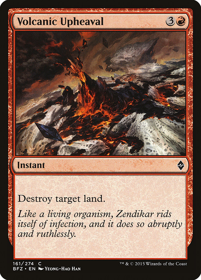 Volcanic Upheaval [Battle for Zendikar] - The Mythic Store | 24h Order Processing