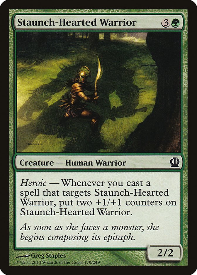 Staunch-Hearted Warrior [Theros] - The Mythic Store | 24h Order Processing