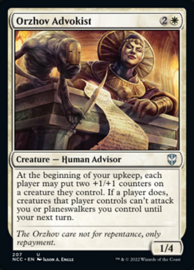 Orzhov Advokist [Streets of New Capenna Commander] - The Mythic Store | 24h Order Processing