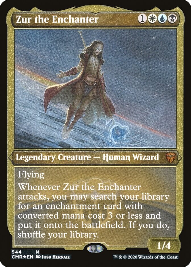 Zur the Enchanter (Etched) [Commander Legends] - The Mythic Store | 24h Order Processing