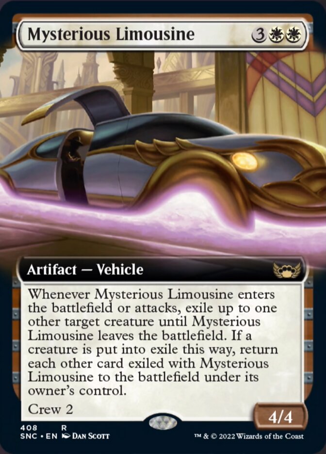 Mysterious Limousine (Extended Art) [Streets of New Capenna] - The Mythic Store | 24h Order Processing