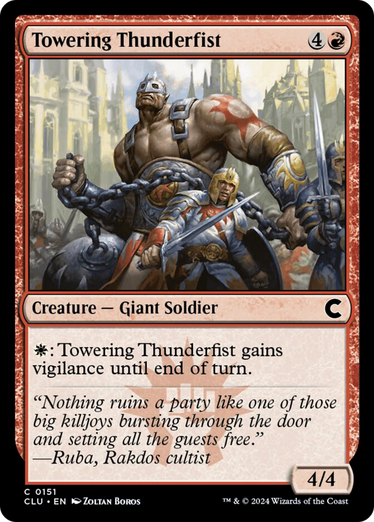 Towering Thunderfist [Ravnica: Clue Edition] - The Mythic Store | 24h Order Processing