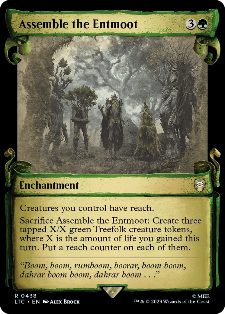 Assemble the Entmoot [The Lord of the Rings: Tales of Middle-Earth Commander Showcase Scrolls] - The Mythic Store | 24h Order Processing