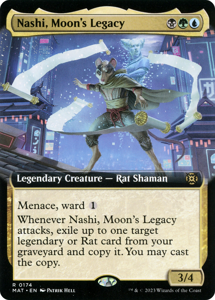 Nashi, Moon's Legacy (Extended Art) [March of the Machine: The Aftermath] - The Mythic Store | 24h Order Processing