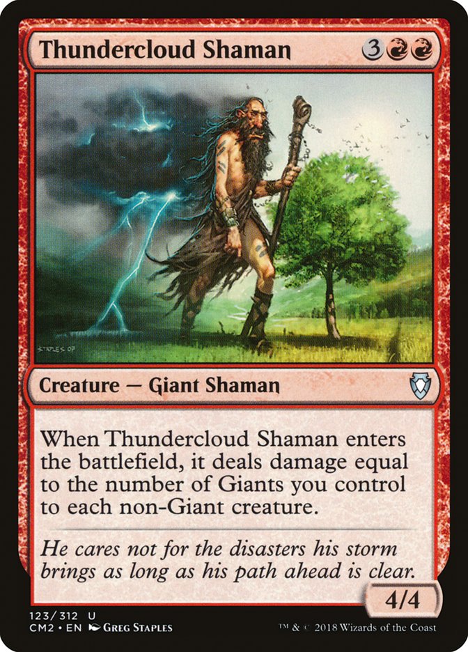 Thundercloud Shaman [Commander Anthology Volume II] - The Mythic Store | 24h Order Processing