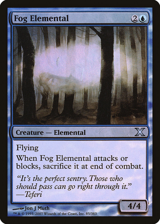 Fog Elemental (Premium Foil) [Tenth Edition] - The Mythic Store | 24h Order Processing