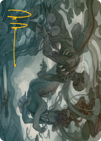 Emry, Lurker of the Loch Art Card (Gold-Stamped Signature) [March of the Machine Art Series] - The Mythic Store | 24h Order Processing