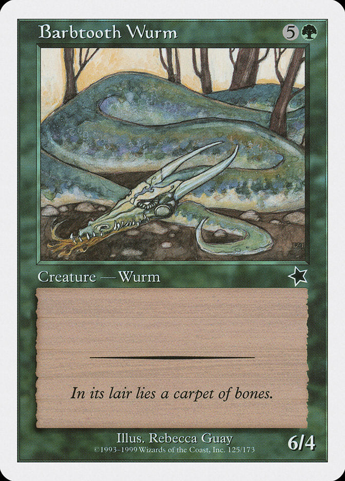 Barbtooth Wurm [Starter 1999] - The Mythic Store | 24h Order Processing