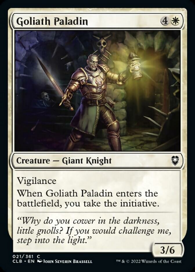 Goliath Paladin [Commander Legends: Battle for Baldur's Gate] - The Mythic Store | 24h Order Processing