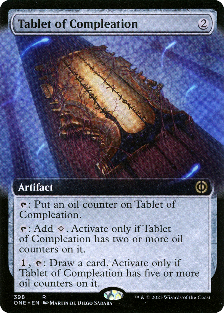 Tablet of Compleation (Extended Art) [Phyrexia: All Will Be One] - The Mythic Store | 24h Order Processing