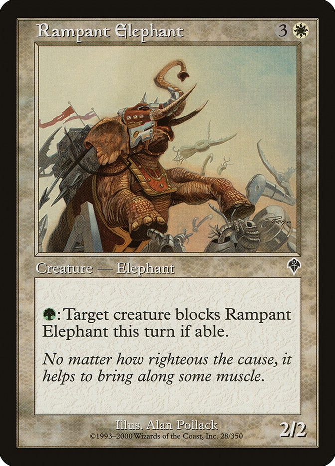 Rampant Elephant [Invasion] - The Mythic Store | 24h Order Processing