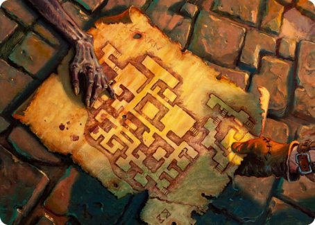 Dungeon Map Art Card [Dungeons & Dragons: Adventures in the Forgotten Realms Art Series] - The Mythic Store | 24h Order Processing