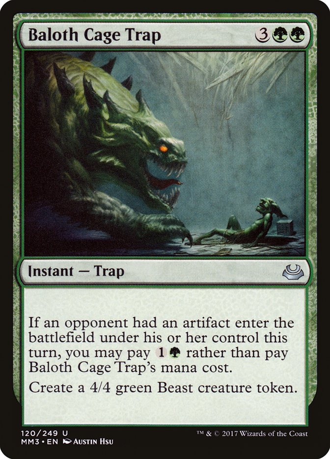 Baloth Cage Trap [Modern Masters 2017] - The Mythic Store | 24h Order Processing