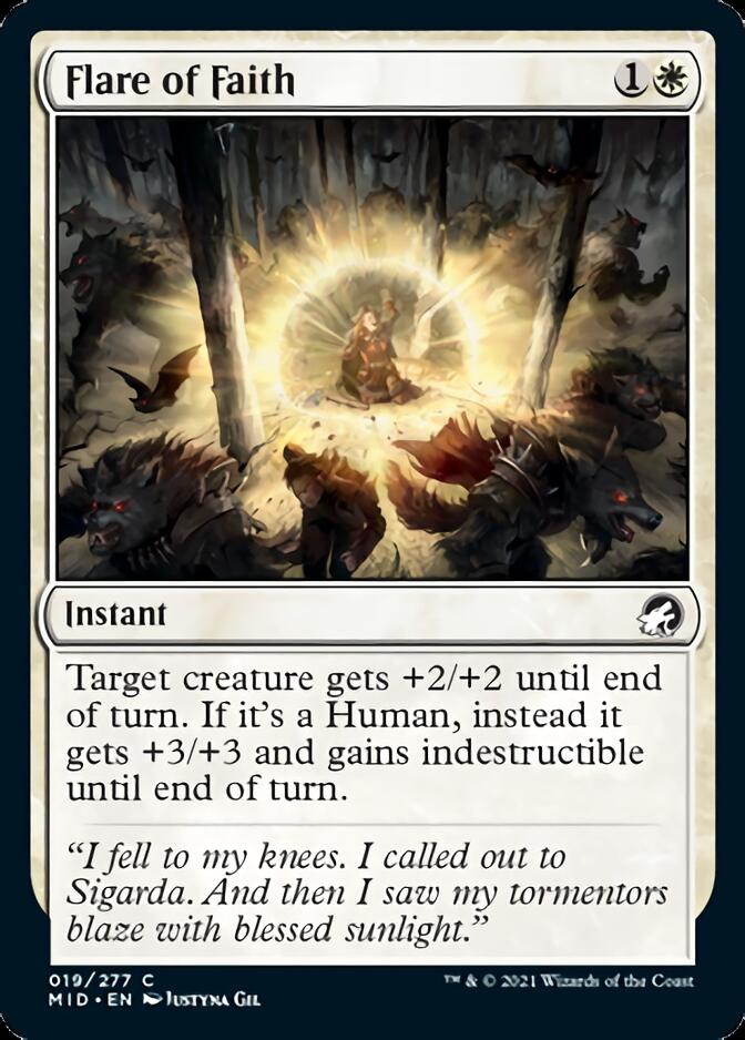 Flare of Faith [Innistrad: Midnight Hunt] - The Mythic Store | 24h Order Processing