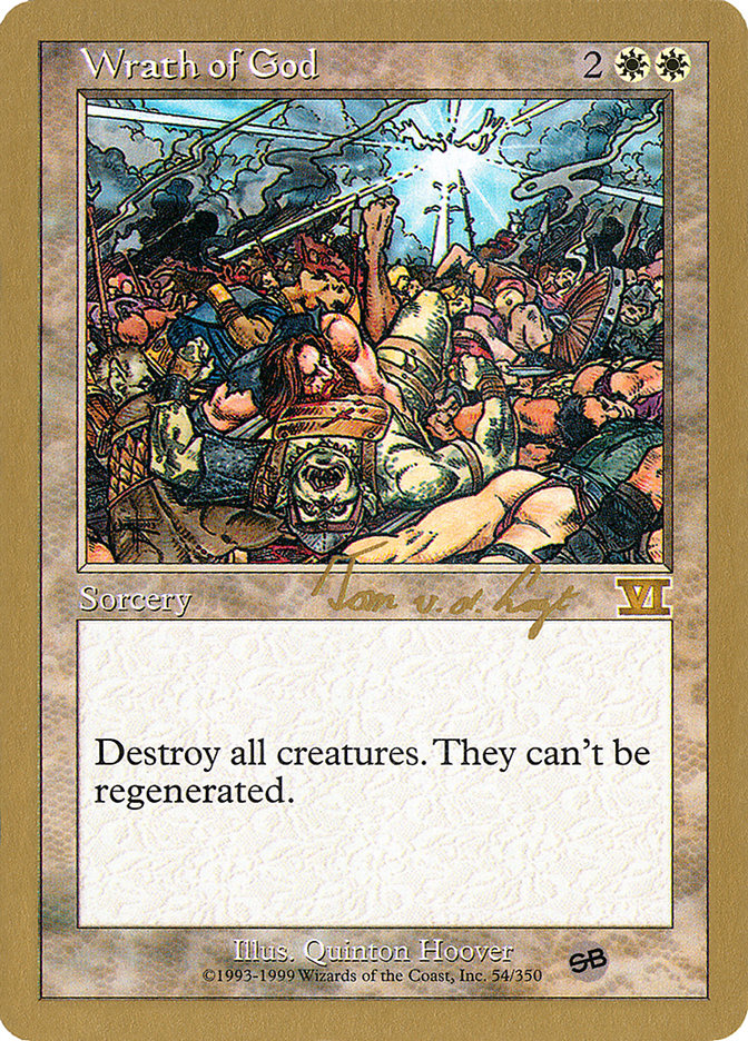 Wrath of God (Tom van de Logt) (SB) [World Championship Decks 2000] - The Mythic Store | 24h Order Processing