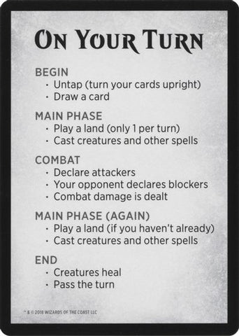 Rules Card [War of the Spark Tokens] - The Mythic Store | 24h Order Processing