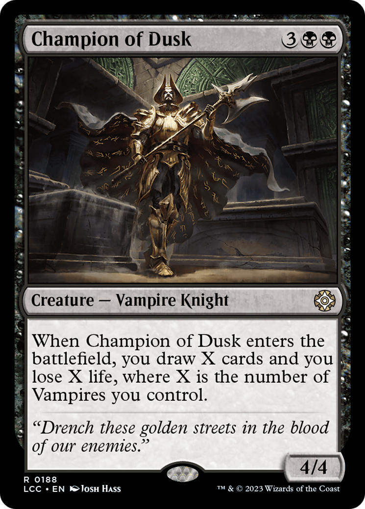 Champion of Dusk [The Lost Caverns of Ixalan Commander] - The Mythic Store | 24h Order Processing