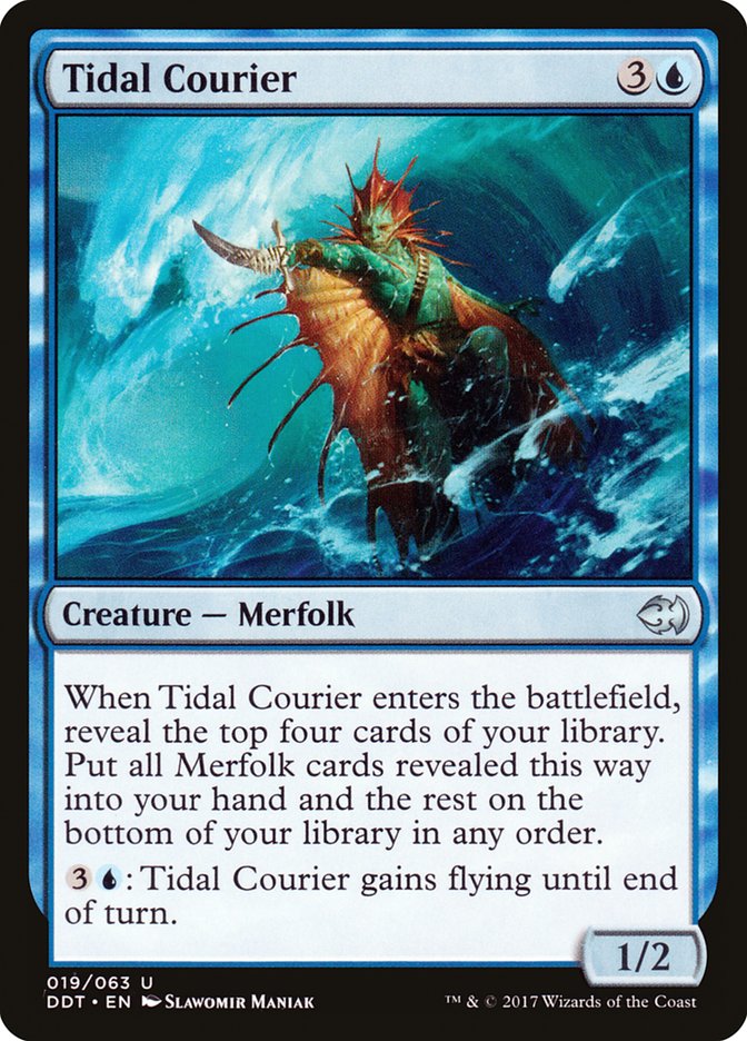 Tidal Courier [Duel Decks: Merfolk vs. Goblins] - The Mythic Store | 24h Order Processing