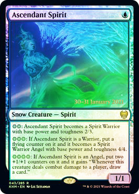 Ascendant Spirit [Kaldheim Prerelease Promos] - The Mythic Store | 24h Order Processing