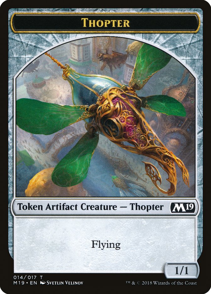 Knight // Thopter Double-Sided Token (Game Night) [Core Set 2019 Tokens] - The Mythic Store | 24h Order Processing