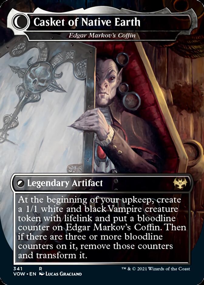 Edgar, Charmed Groom // Edgar Markov's Coffin - Dracula the Voyager // Casket of Native Earth [Innistrad: Crimson Vow] - The Mythic Store | 24h Order Processing