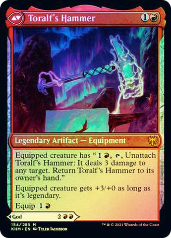 Toralf, God of Fury // Toralf's Hammer [Kaldheim Prerelease Promos] - The Mythic Store | 24h Order Processing