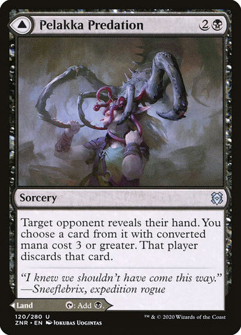 Pelakka Predation // Pelakka Caverns [Zendikar Rising] - The Mythic Store | 24h Order Processing