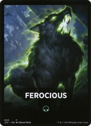 Ferocious Theme Card [Jumpstart 2022 Front Cards] - The Mythic Store | 24h Order Processing