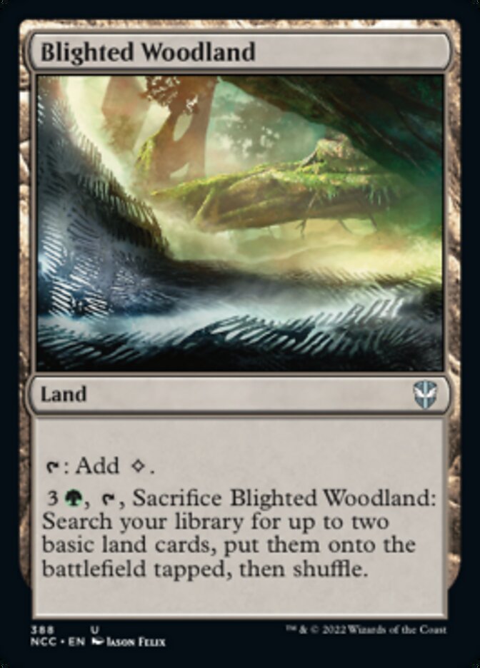 Blighted Woodland [Streets of New Capenna Commander] - The Mythic Store | 24h Order Processing