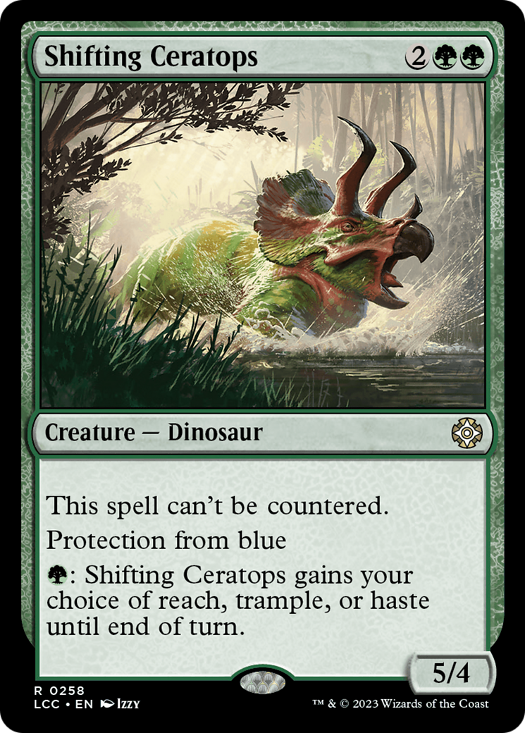 Shifting Ceratops [The Lost Caverns of Ixalan Commander] - The Mythic Store | 24h Order Processing