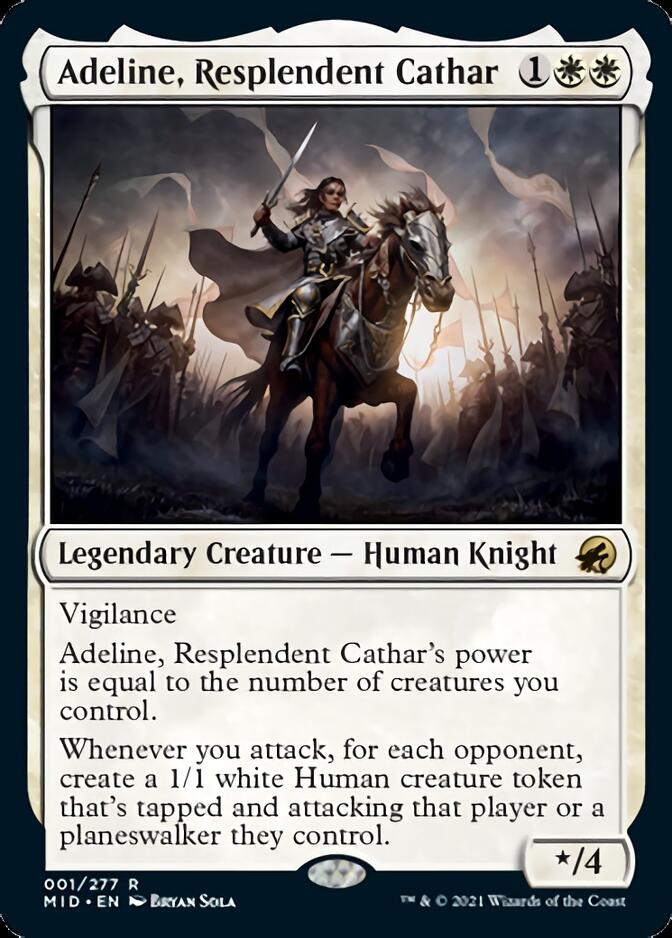 Adeline, Resplendent Cathar [Innistrad: Midnight Hunt] - The Mythic Store | 24h Order Processing