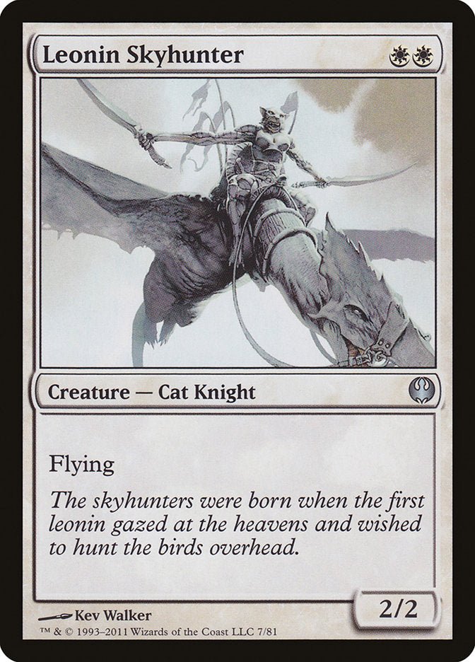 Leonin Skyhunter [Duel Decks: Knights vs. Dragons] - The Mythic Store | 24h Order Processing