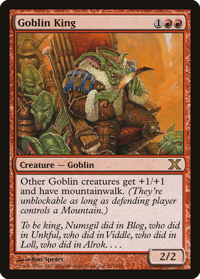 Goblin King [Tenth Edition] - The Mythic Store | 24h Order Processing