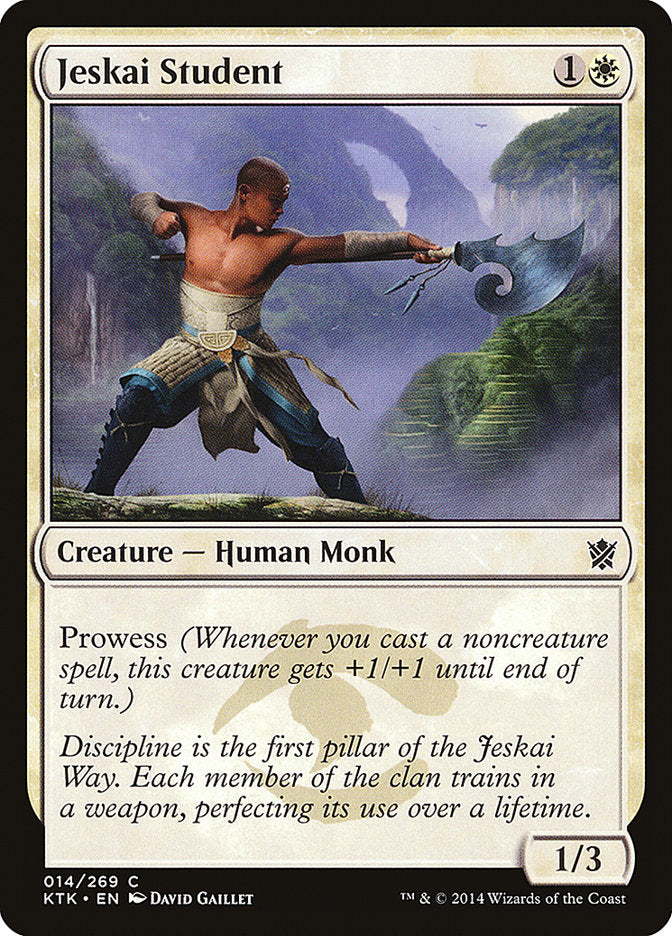 Jeskai Student [Khans of Tarkir] - The Mythic Store | 24h Order Processing