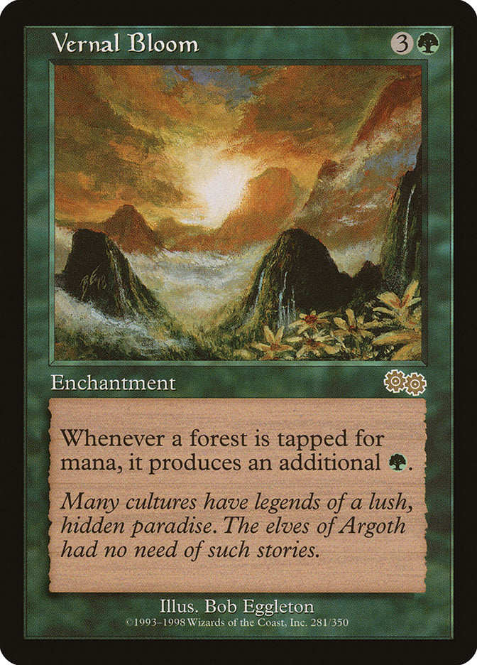 Vernal Bloom [Urza's Saga] - The Mythic Store | 24h Order Processing