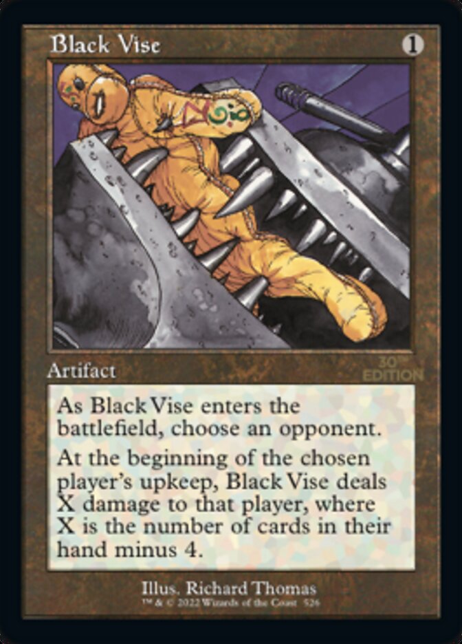 Black Vise (Retro) [30th Anniversary Edition] - The Mythic Store | 24h Order Processing