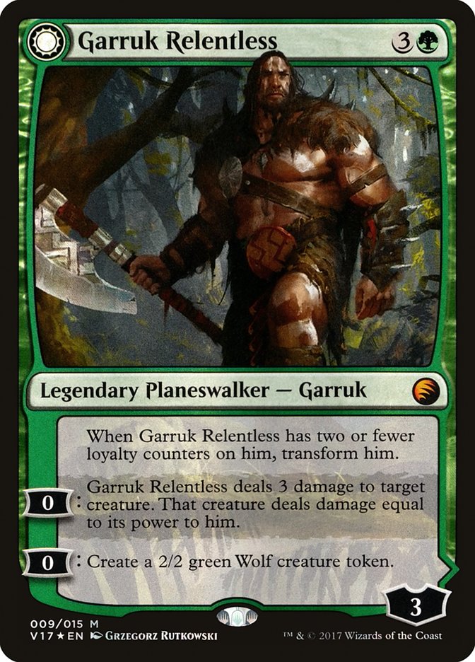Garruk Relentless // Garruk, the Veil-Cursed [From the Vault: Transform] - The Mythic Store | 24h Order Processing