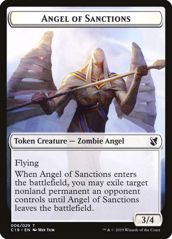 Angel of Sanctions Token [Commander 2019 Tokens] - The Mythic Store | 24h Order Processing