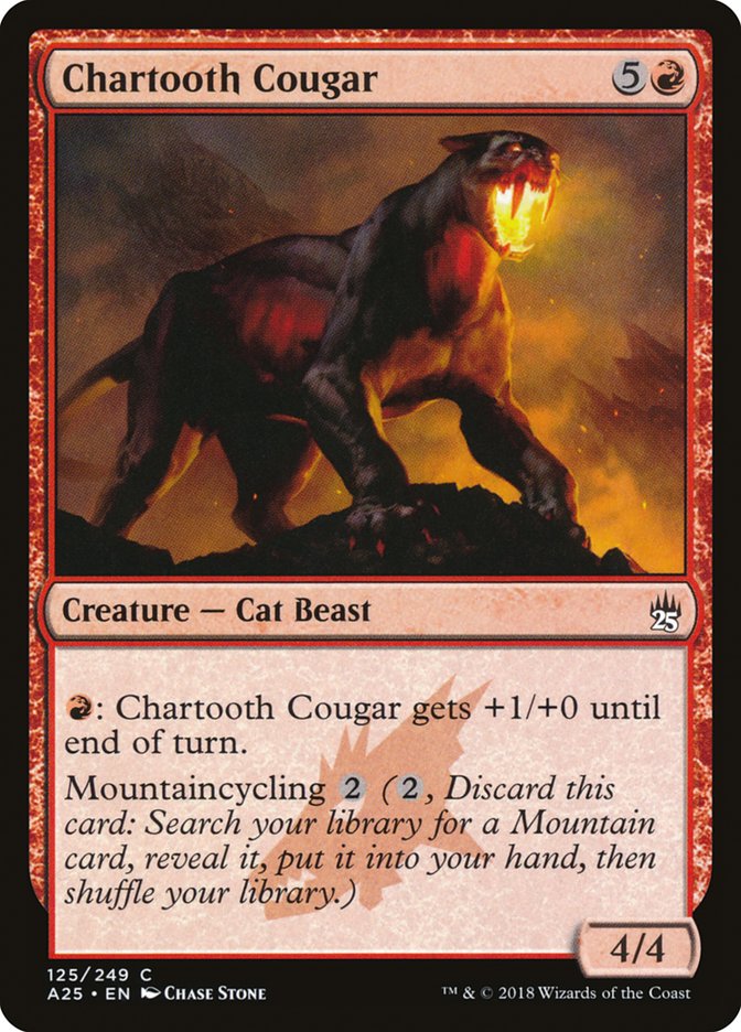 Chartooth Cougar [Masters 25] - The Mythic Store | 24h Order Processing