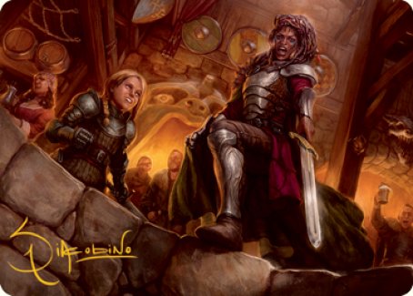 Veteran Dungeoneer Art Card (Gold-Stamped Signature) [Dungeons & Dragons: Adventures in the Forgotten Realms Art Series] - The Mythic Store | 24h Order Processing
