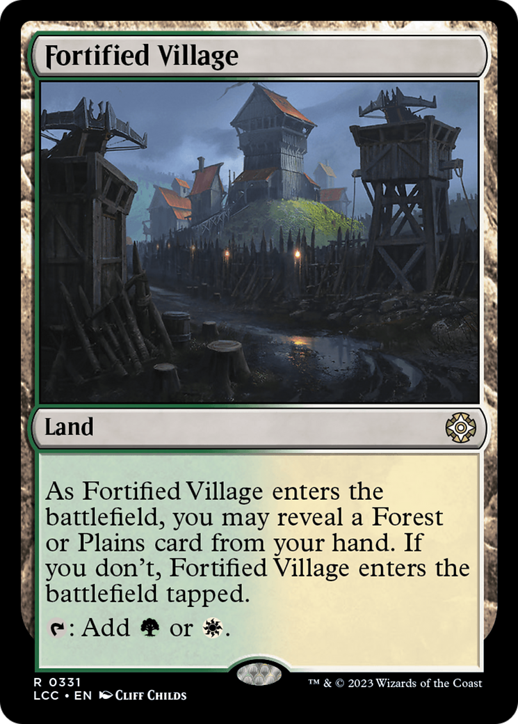 Fortified Village [The Lost Caverns of Ixalan Commander] - The Mythic Store | 24h Order Processing