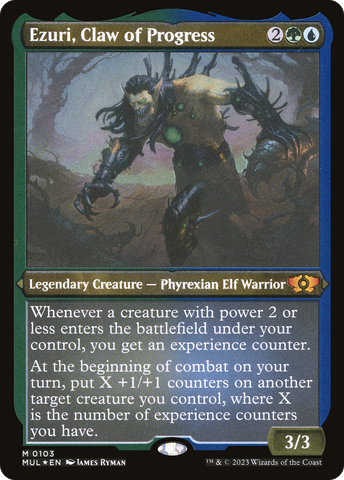 Ezuri, Claw of Progress (Foil Etched) [Multiverse Legends] - The Mythic Store | 24h Order Processing