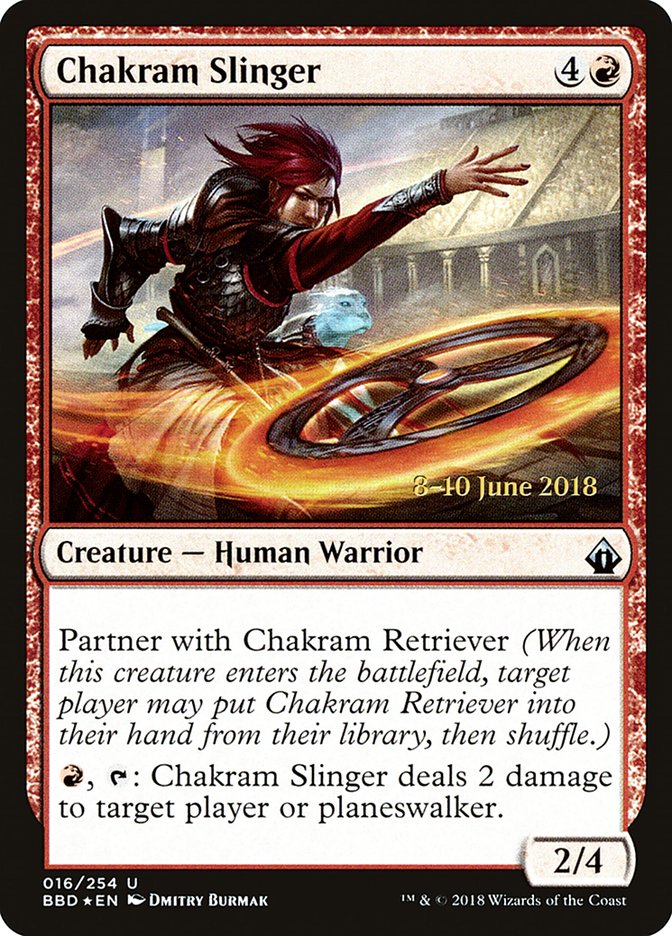 Chakram Slinger [Battlebond Prerelease Promos] - The Mythic Store | 24h Order Processing