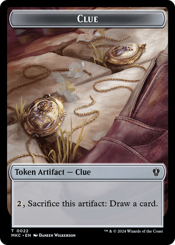 Clue // Insect (0017) Double-Sided Token [Murders at Karlov Manor Commander Tokens] - The Mythic Store | 24h Order Processing