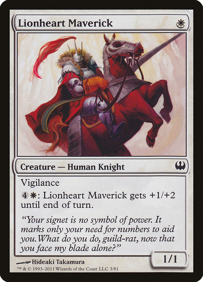 Lionheart Maverick [Duel Decks: Knights vs. Dragons] - The Mythic Store | 24h Order Processing