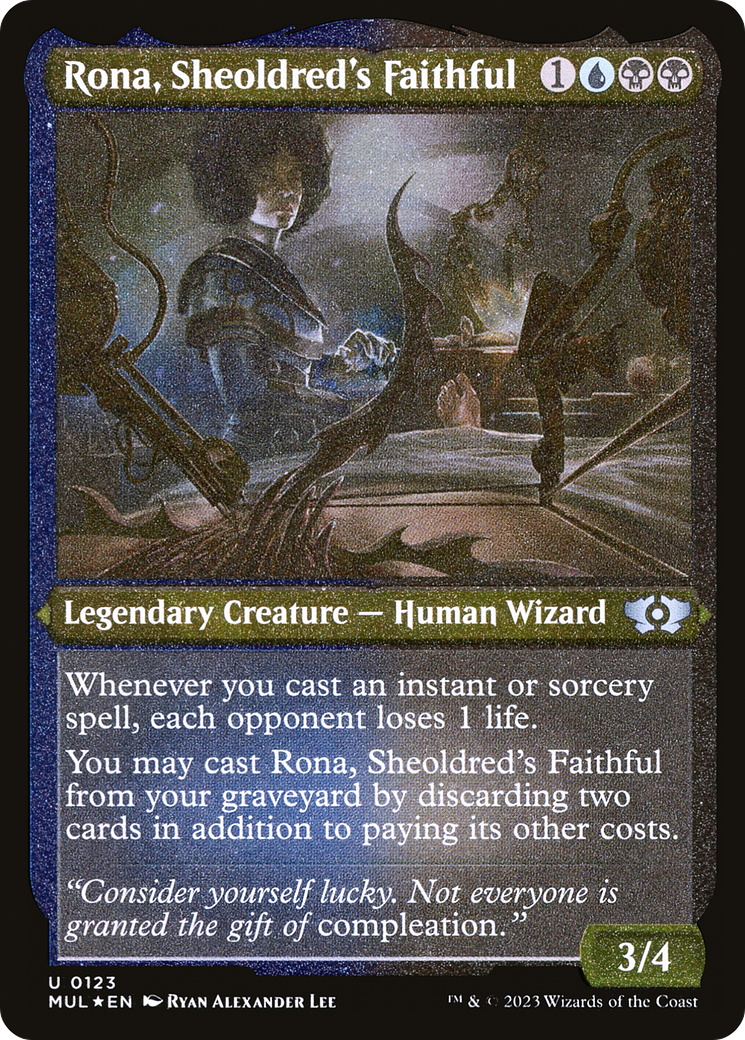 Rona, Sheoldred's Faithful (Foil Etched) [Multiverse Legends] - The Mythic Store | 24h Order Processing