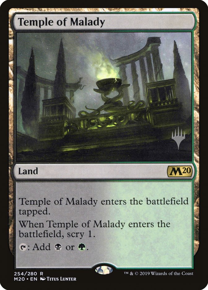 Temple of Malady (Promo Pack) [Core Set 2020 Promos] - The Mythic Store | 24h Order Processing