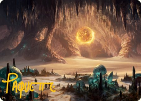 Plains (265) Art Card (Gold-Stamped Signature) [Dungeons & Dragons: Adventures in the Forgotten Realms Art Series] - The Mythic Store | 24h Order Processing