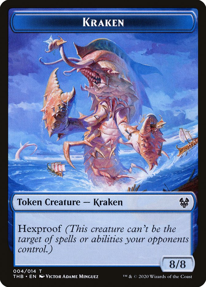 Human Soldier // Kraken Double-Sided Token [Theros Beyond Death Tokens] - The Mythic Store | 24h Order Processing